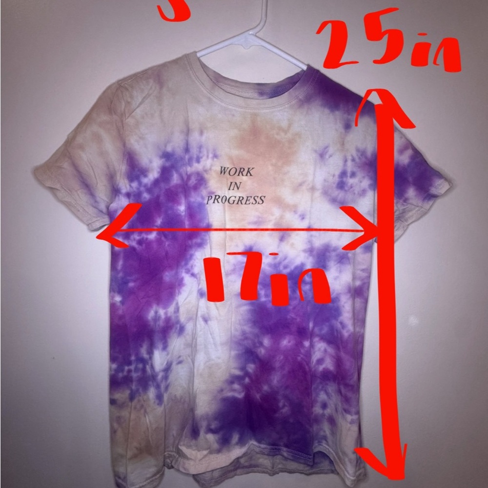 Neon Riot work in progress tie-dye tee - Picture 2 of 6